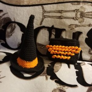 0-9 months witch diaper cover set